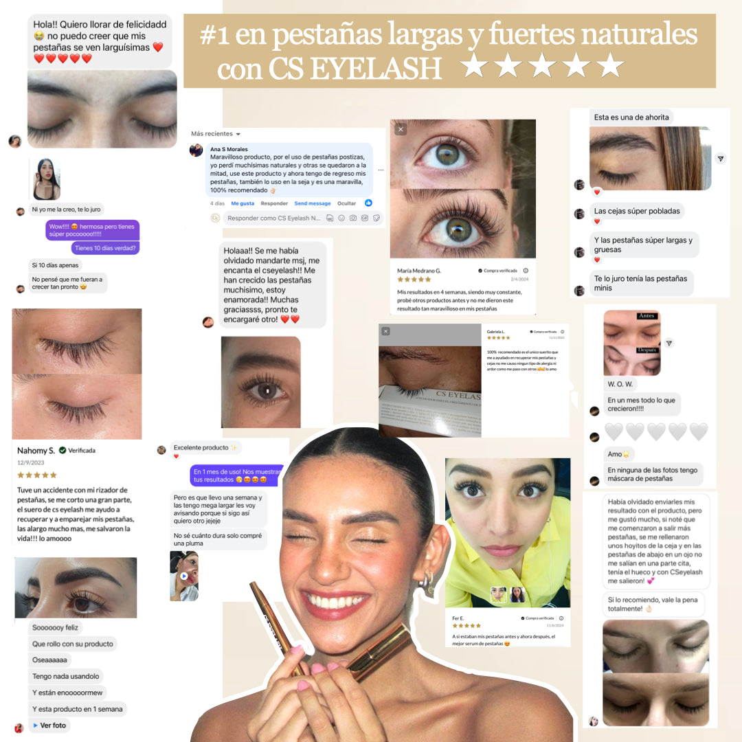 Suero para crecimiento de pestañas y cejas 6 ml