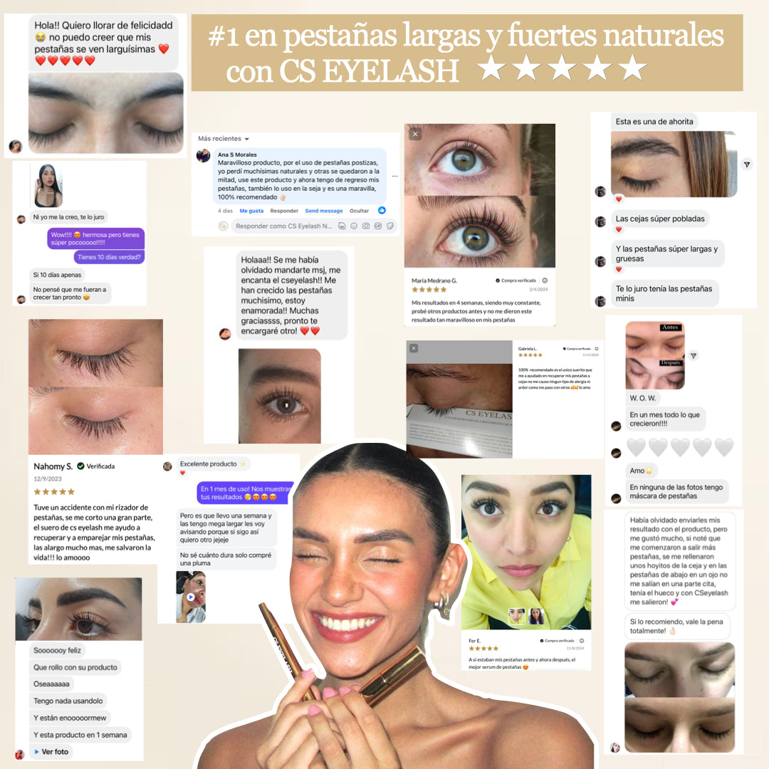 Suero para crecimiento de pestañas y cejas