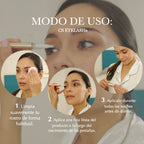Suero intensivo para crecimiento de pestañas y cejas
