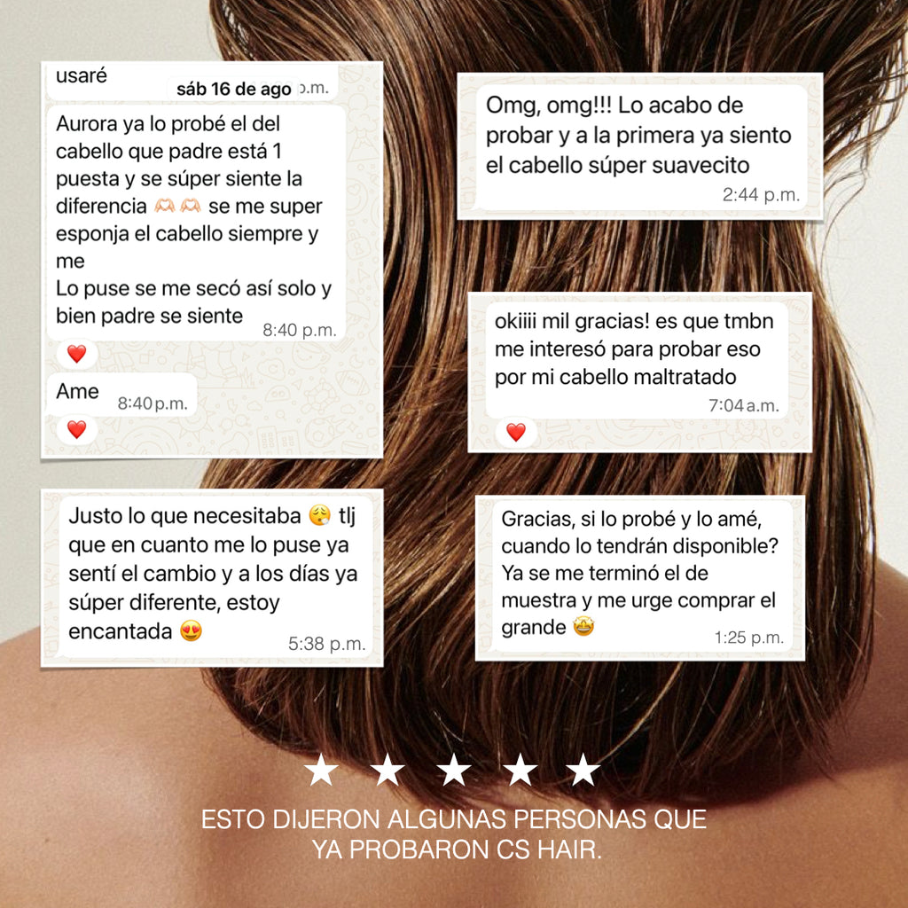 Suero reparador intensivo para cabello dañado