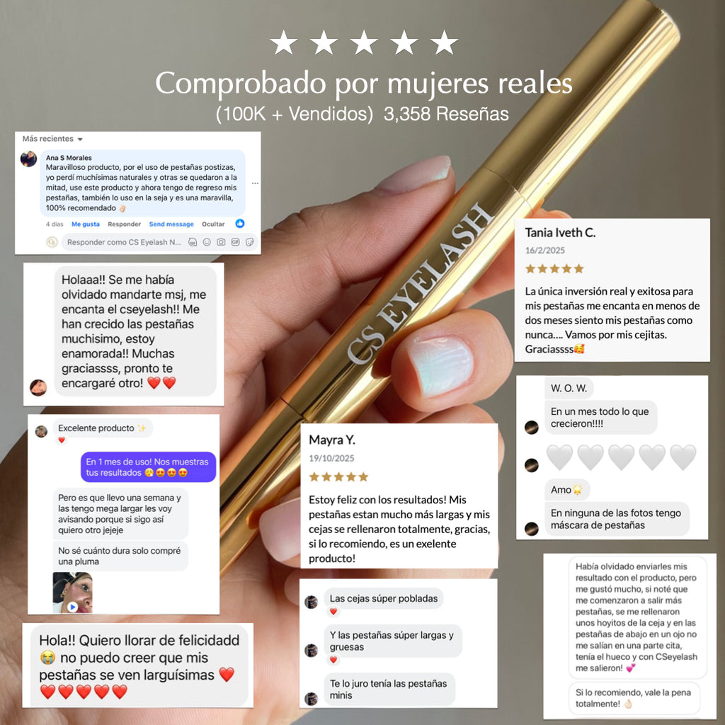 Suero para crecimiento de pestañas y cejas