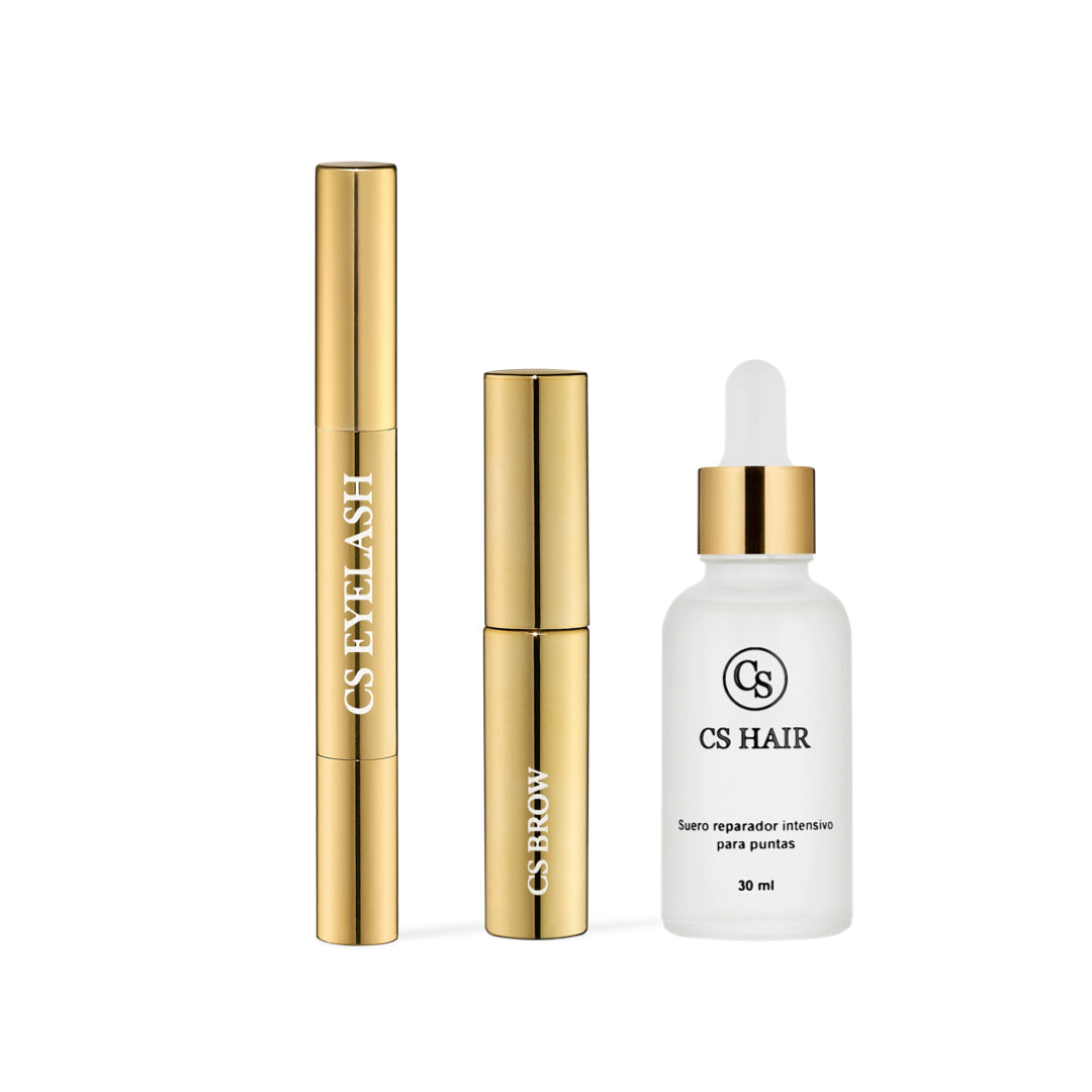 Kit pestañas, cejas y cabello
