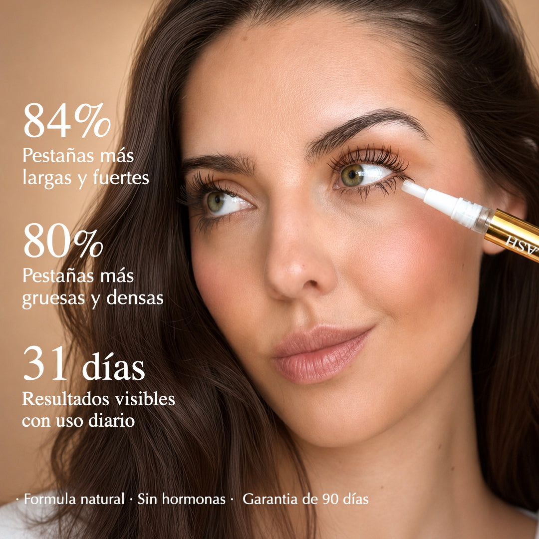 Suero intensivo para crecimiento de pestañas y cejas