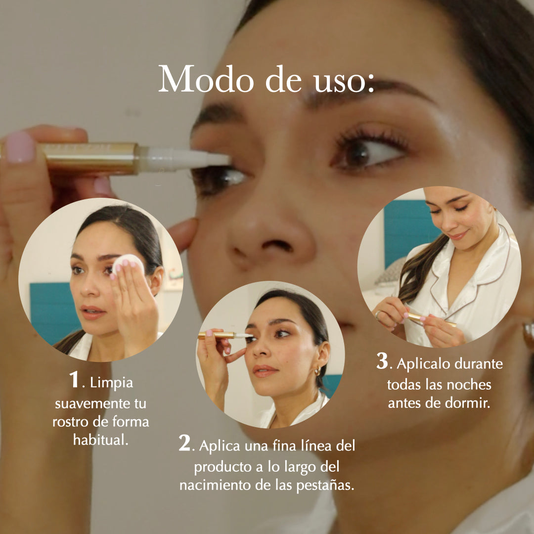 Suero para crecimiento de pestañas y cejas 6 ml