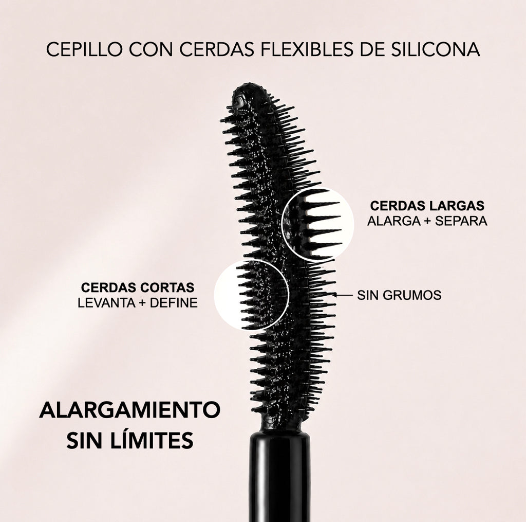 Black Extensions - Máscara de pestañas alargadora